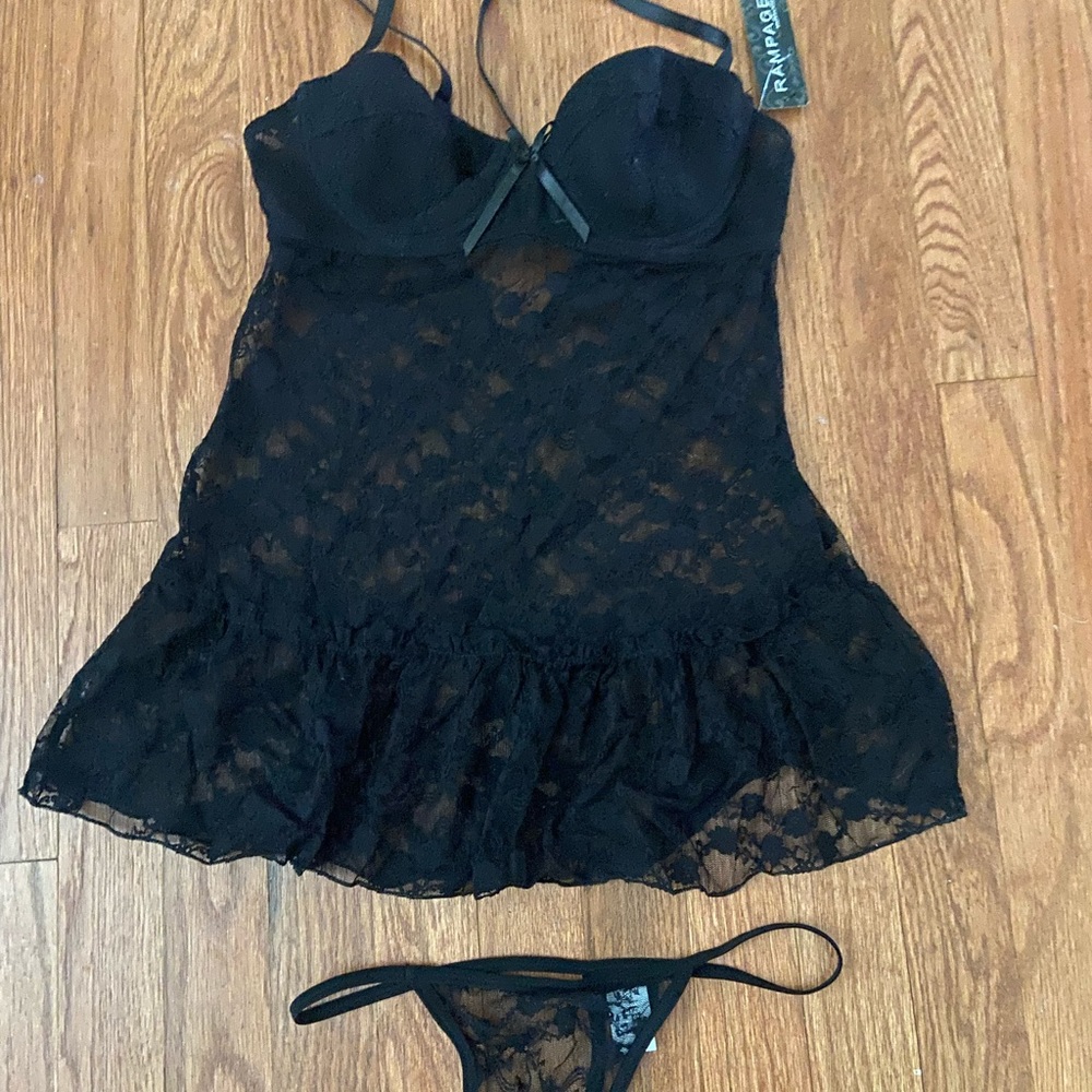 Rampage Black lingerie set
